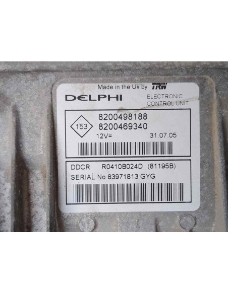 CENTRALITA MOTOR UCE RENAULT MEGANE II BERLINA 5P - 101593