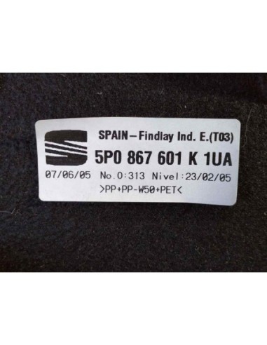 GUARNECIDO PORTON TRASERO SEAT ALTEA XL (5P5) -...