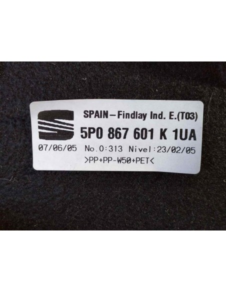 GUARNECIDO PORTON TRASERO SEAT ALTEA XL (5P5) - 103822