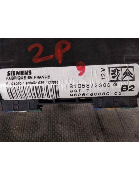 CAJA RELES / FUSIBLES PEUGEOT 206 - 119878