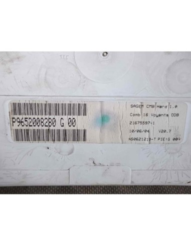 CUADRO INSTRUMENTOS CITROEN C3 - 106588