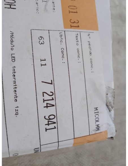 MODULO ELECTRONICO BMW SERIE 1 BERLINA (E81/E87) - 106992