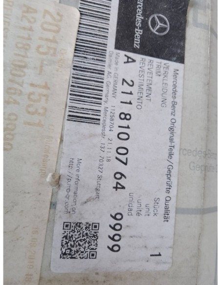 CARCASA RETROVISOR IZQUIERDO MERCEDES-BENZ CLASE E (BM 211) FAMILIAR - 107022