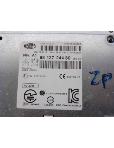 SISTEMA AUDIO / RADIO CD CITROEN C4 BERLINA -...