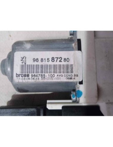 MOTOR ELEVALUNAS DELANTERO IZQUIERDO PEUGEOT...