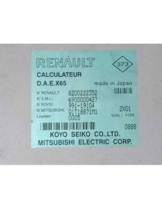MODULO ELECTRONICO RENAULT CLIO II FASE II (B/CB0) - 114678 2