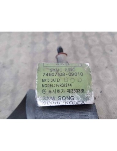 CINTURON SEGURIDAD DELANTERO DERECHO SSANGYONG...