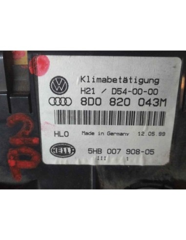 MANDO CLIMATIZADOR AUDI A4 BERLINA (B5) - 123717