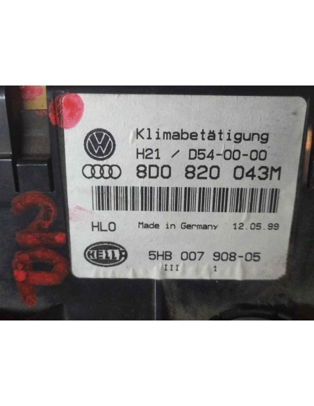 MANDO CLIMATIZADOR AUDI A4 BERLINA (B5) - 123717