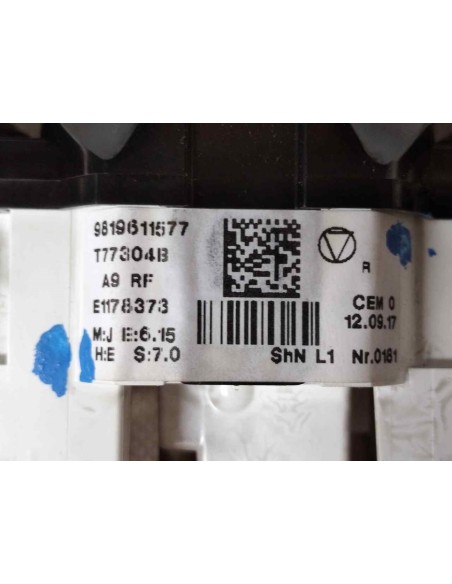 MANDO CALEFACCION / AIRE ACONDICIONADO PEUGEOT 208 - 124936