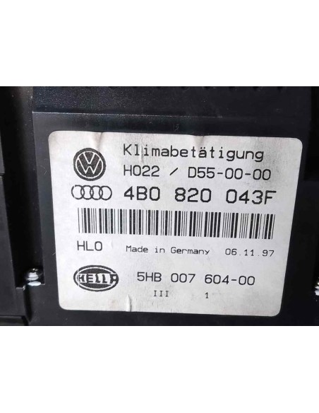 MANDO CLIMATIZADOR AUDI A6 BERLINA (4B2) - 126621