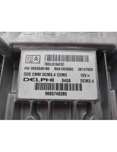 CENTRALITA MOTOR UCE PEUGEOT 407 - 127306