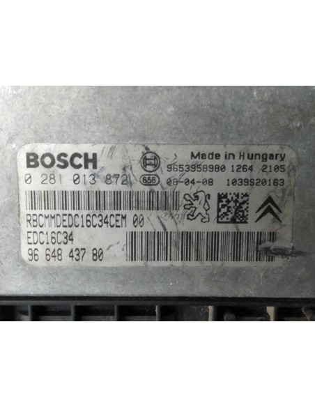 CENTRALITA MOTOR UCE PEUGEOT 207 - 128102