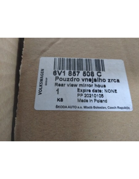 RETROVISOR DERECHO SKODA FABIA COMBI (5J5) - 129041