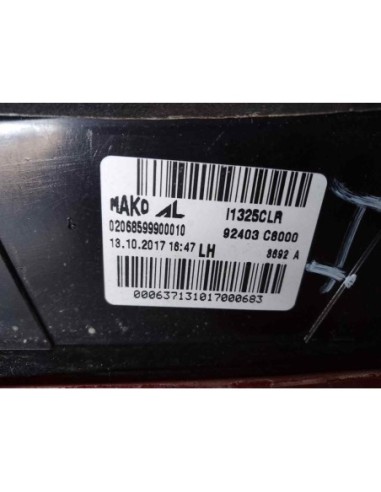 PILOTO TRASERO IZQUIERDO HYUNDAI I20 (GB) - 129186