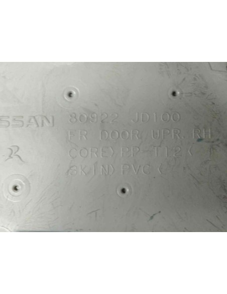 GUARNECIDO PUERTA DELANTERA DERECHA NISSAN QASHQAI +2 (JJ10) - 131000