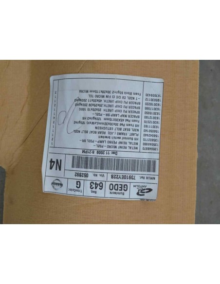 TECHO INTERIOR NISSAN QASHQAI +2 (JJ10) - 131057