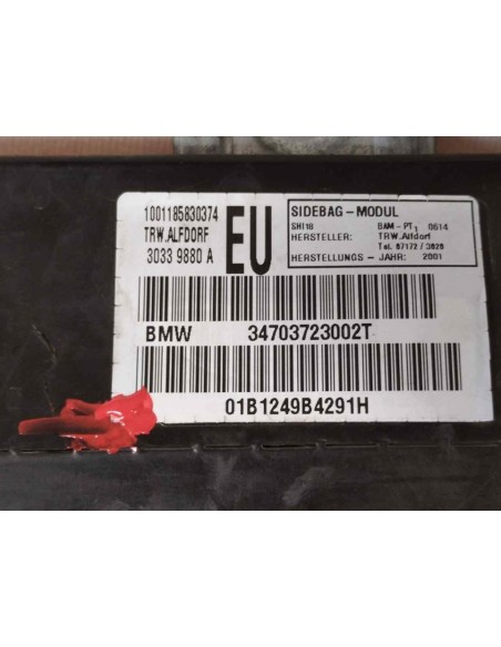 AIRBAG LATERAL DELANTERO DERECHO BMW SERIE 3 BERLINA (E46) - 134606