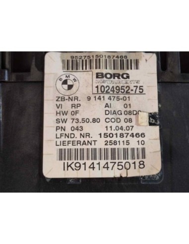 CUADRO INSTRUMENTOS BMW SERIE 1 BERLINA...