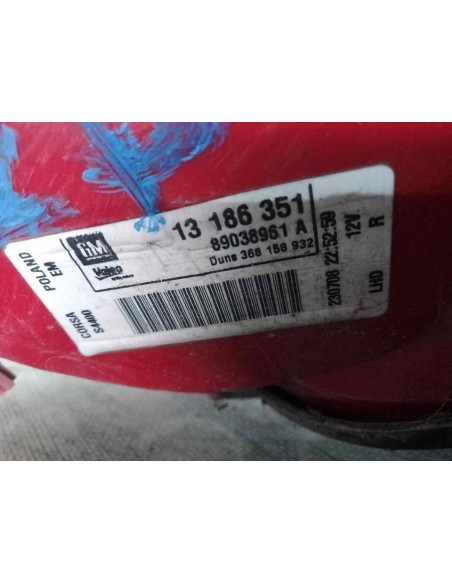 PILOTO TRASERO DERECHO OPEL CORSA D - 137114