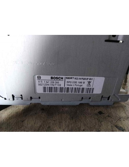 SISTEMA AUDIO / RADIO CD SEAT ALTEA (5P1) - 136979