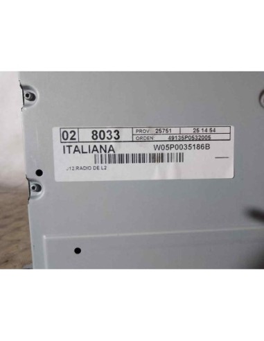 SISTEMA AUDIO / RADIO CD SEAT ALTEA (5P1) - 136979