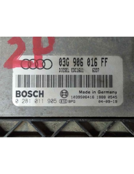 CENTRALITA MOTOR UCE AUDI A3 (8P1) - 137386