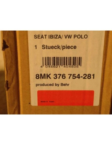 RADIADOR AGUA SEAT IBIZA BERLINA (6J5) - 138460