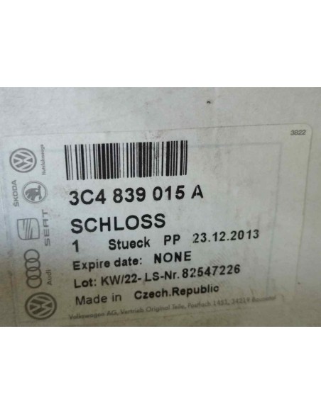 CERRADURA PUERTA TRASERA IZQUIERDA VOLKSWAGEN PASSAT BERLINA (3C2) - 141230