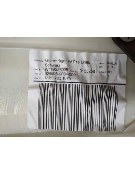 GUARNECIDO PUERTA DELANTERA DERECHA MERCEDES-BENZ CLASE A (BM 169) - 141381