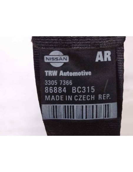 CINTURON SEGURIDAD DELANTERO DERECHO NISSAN MICRA (K12E) - 142243