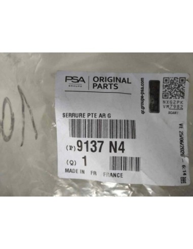 CERRADURA PUERTA LATERAL IZQUIERDA CITROEN...