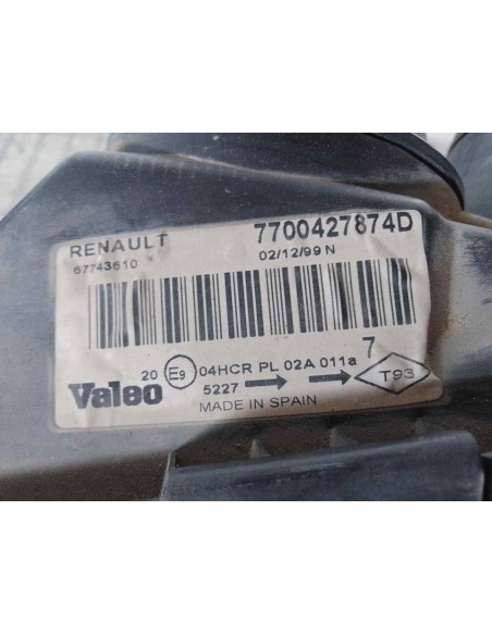 FARO IZQUIERDO RENAULT MEGANE I FASE 2 BERLINA (BA0) - 143764