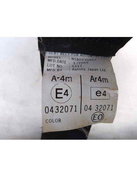 CINTURON SEGURIDAD TRASERO DERECHO HONDA ACCORD BERLINA (CL/CN) - 146949