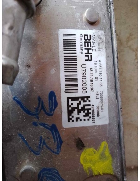 ENFRIADOR ACEITE MOTOR MERCEDES-BENZ CLASE E (BM 211) BERLINA - 147940