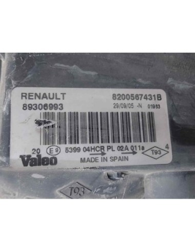 FARO IZQUIERDO RENAULT MEGANE II CLASSIC...