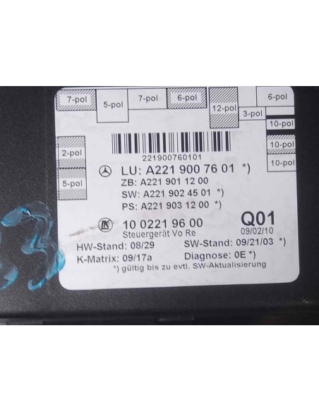 MODULO CONFORT MERCEDES-BENZ CLASE S (BM 221) LIM  - 164027