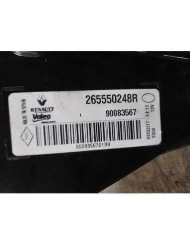 PILOTO TRASERO IZQUIERDO INTERIOR RENAULT...