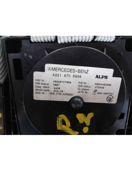 MANDO MULTIFUNCION MERCEDES-BENZ CLASE S (BM 221) LIM  - 163982