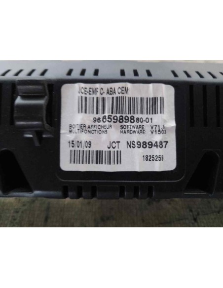 PANTALLA MULTIFUNCION CITROEN C4 BERLINA - 167598