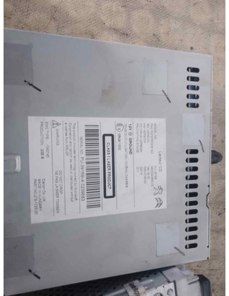 SISTEMA AUDIO / RADIO CD PEUGEOT 308 - 171319