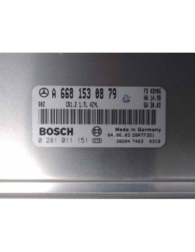 CENTRALITA MOTOR UCE MERCEDES-BENZ CLASE A (BM...