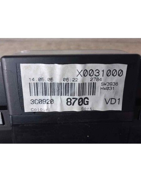 CUADRO INSTRUMENTOS VOLKSWAGEN PASSAT BERLINA (3C2) - 177074