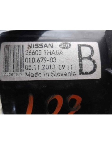 FARO ANTINIEBLA IZQUIERDO NISSAN NOTE (E12) -...