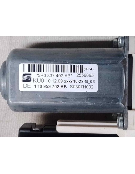 MOTOR ELEVALUNAS DELANTERO DERECHO SEAT ALTEA XL (5P5) - 182299