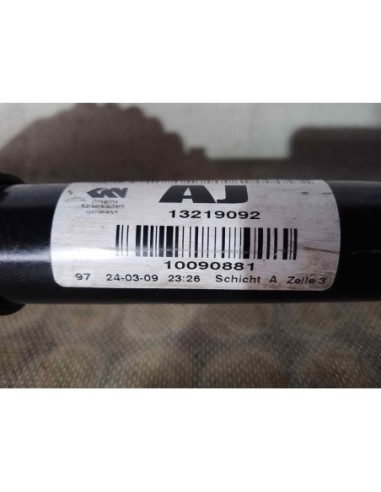 TRANSMISION DELANTERA DERECHA OPEL INSIGNIA...