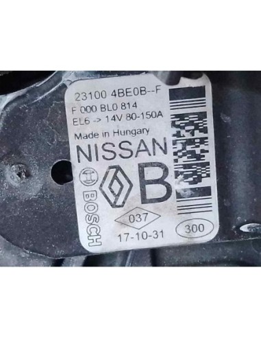 ALTERNADOR RENAULT MEGANE IV SPORT TOURER - 184746