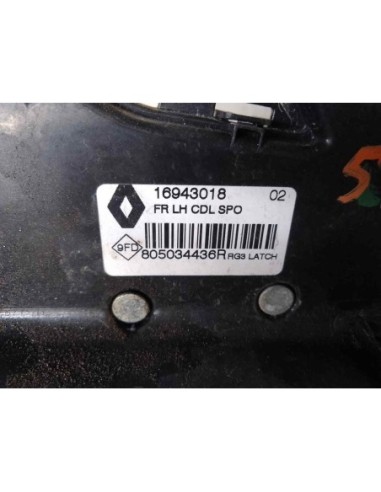 CERRADURA PUERTA DELANTERA IZQUIERDA RENAULT...