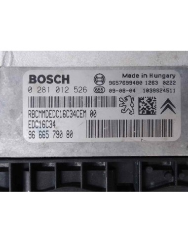 CENTRALITA MOTOR UCE PEUGEOT 206 + - 185329