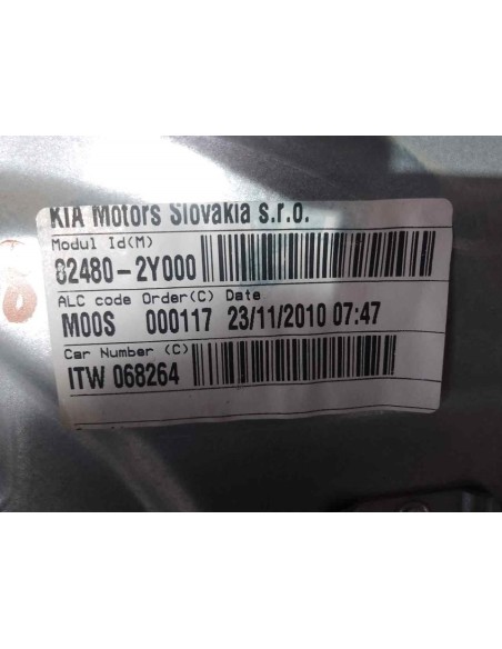 ELEVALUNAS DELANTERO DERECHO HYUNDAI IX35 (EL/LM) - 186738